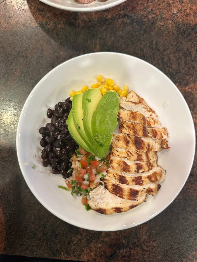 Tom's Protein Bowl with Chicken.